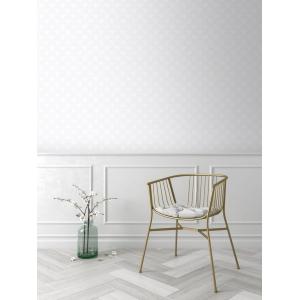 Papel pintado Art deco blanco 1005x52cm