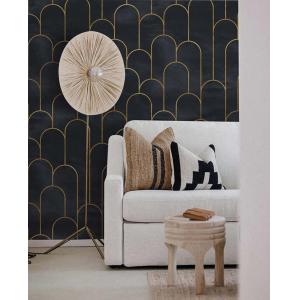 Papel pintado art déco de alta gama 200 g 250x200 cm 4 tira…