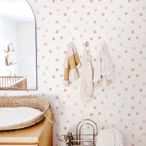 Papel pintado autoadhesivo acuarela rosa 50x300 cm