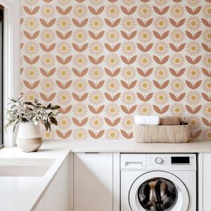 Papel pintado autoadhesivo daisy reverie multicolor 50x300…