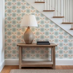 Papel pintado autoadhesivo girasoles multicolor 50x300 cm