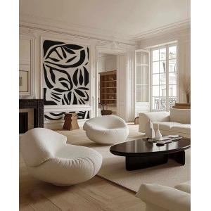 Papel pintado bohemio de alta gama 200 g 250x500 cm 10 tira…