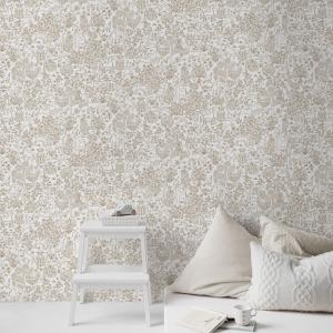 Papel pintado bosque mágico ocre 1005x52cm