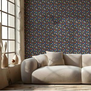 Papel pintado burbujas de pintura  156x270cm