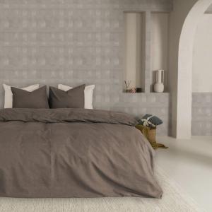 Papel pintado damero gris 1005 x 52 cm