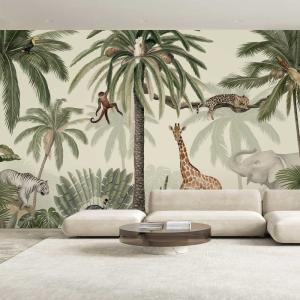 Papel pintado de El pequeño mundo de la sabana 364x270cm