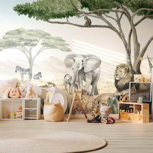 Papel pintado de Gigantes de la sabana 364x270cm