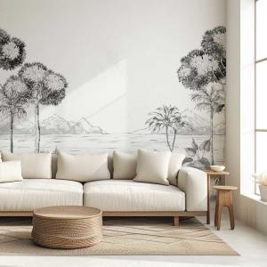 Papel pintado del río Caribe 364x270cm