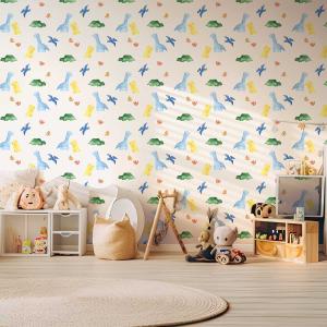 Papel pintado dinos pop  52x1000cm