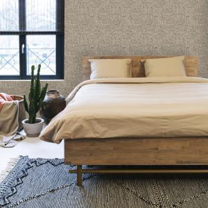 Papel pintado diseño años 70 gris 1005 x 52 cm