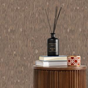 Papel pintado diseño años 70 marrón 1005 x 52 cm