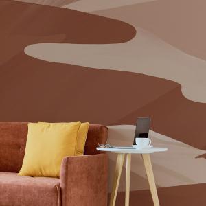 Papel pintado dunas panorámicas marrón 255x250cm