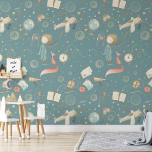 Papel pintado el principito papel auténtico,200x280cm,8 hoj…