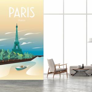Papel pintado el sena y la torre eiffel  156x270cm