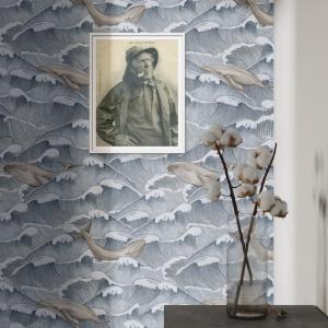 Papel pintado en papel ecológico fino,papel auténtico,8 hoj…