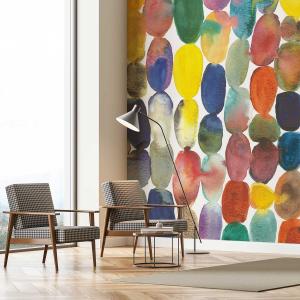 Papel pintado esfera de color 208x270cm