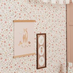 Papel pintado flores y pajaros 1005x52cm