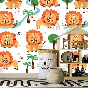 Papel pintado graou el cachorro de león  208x270cm