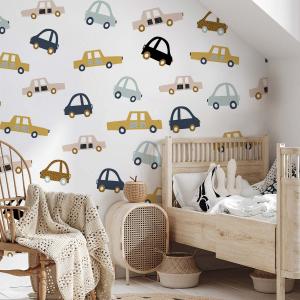 Papel pintado infantil coche pequeño 312x270cm