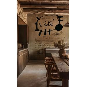 Papel pintado joan miró de alta gama 200 g 250x150 cm 3 tir…