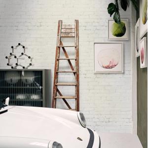 Papel Pintado Ladrillos, papel auténtico, 200x280cm, 8 hoja…