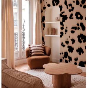 Papel pintado leopardo de alta gama 200 g 250x200 cm 4 tira…