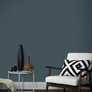 Papel pintado liso vinílico azul 1005x52cm