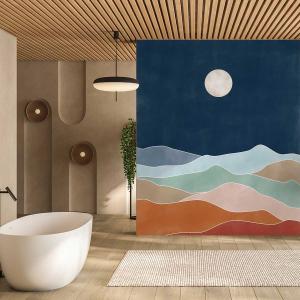 Papel pintado luna azul 208x270cm