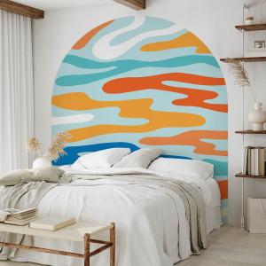 Papel pintado niebla de colores  208x270cm