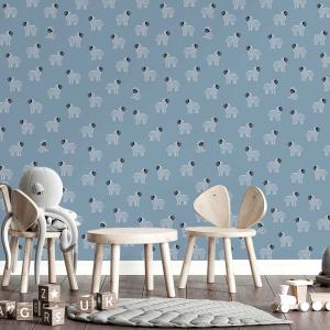 Papel pintado ovejitas  156x270cm