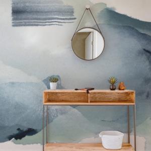 Papel pintado panorámico acuarela abstracta, Colores 375 x…