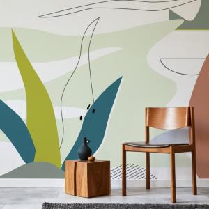 Papel pintado panorámico - Aesthetic - 9 tiras : 432 x 270…