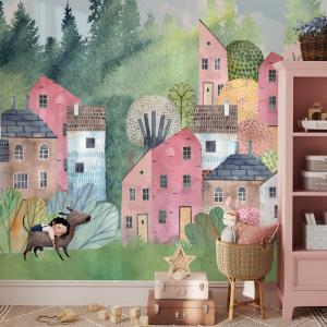 Papel pintado panorámico charlotte