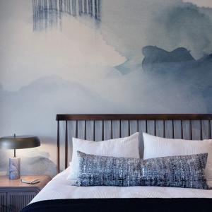 Papel pintado panorámico Cielo acuarela, Colores 300 x 250c…