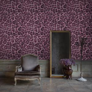 Papel pintado panorámico de leopardo