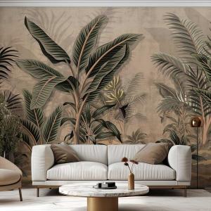 Papel pintado panorámico de palmeras tropical dune 364x270c…