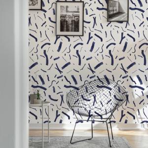 Papel pintado panorámico dibujo a lápiz