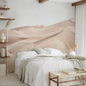 Papel pintado panorámico duna de arena rosa 364x270cm