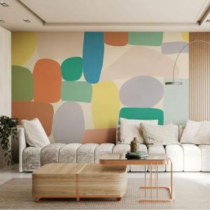 Papel pintado panorámico equilibrio colores 150x250cm