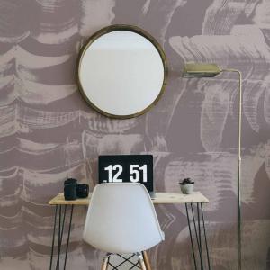 Papel pintado panorámico gráfico, Malva 300 x 250cm