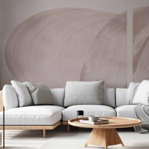 Papel pintado panorámico gráfico, Marrón 300 x 250cm