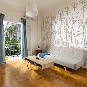 Papel pintado panorámico Hojas, Beige 425 x 250cm