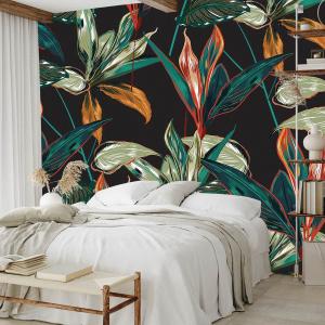 Papel pintado panorámico hojas de carambola 364x270cm