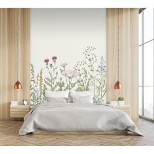 Papel pintado panorámico jardín botánico