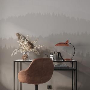 Papel pintado panorámico Montañas Bajas, Beige 170 x 250cm