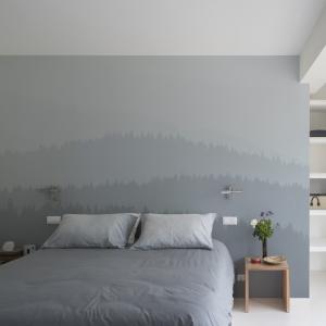 Papel pintado panorámico montañas bajas gris 340x250cm