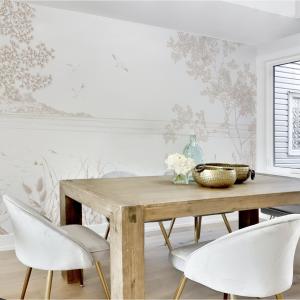 Papel pintado panorámico paisaje de costas salvajes beige 3…