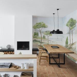 Papel pintado panorámico paisaje de la riviera francesa col…