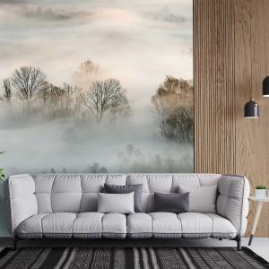 Papel pintado panorámico toscana bajo la niebla 364x270cm