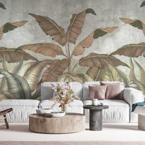 Papel pintado panorámico tropical profundo 364x270cm